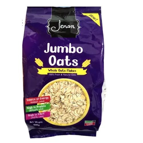 JENAN JUMBO OATS WHOLE OATS FLAKES, 400G Sale House